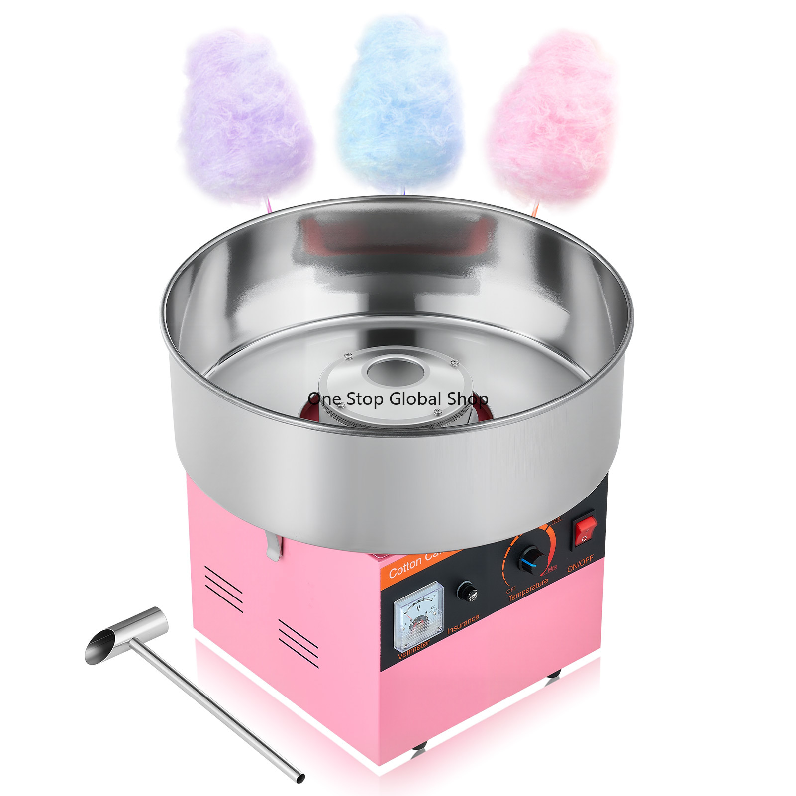 Candy Floss Machine - Suikergoedmachine, 1000W elektrische suikergoedmaker, eenvoudig in