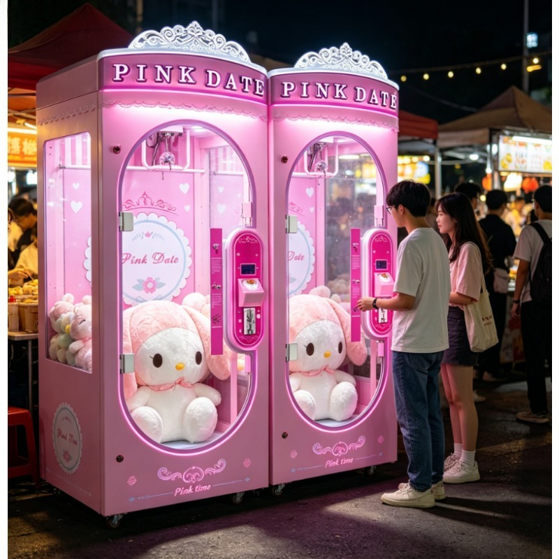 Arcade Prize Vending Machine - Klantspecifieke luxe schaar-snijmachine, muntbediende arcade-prijs- en