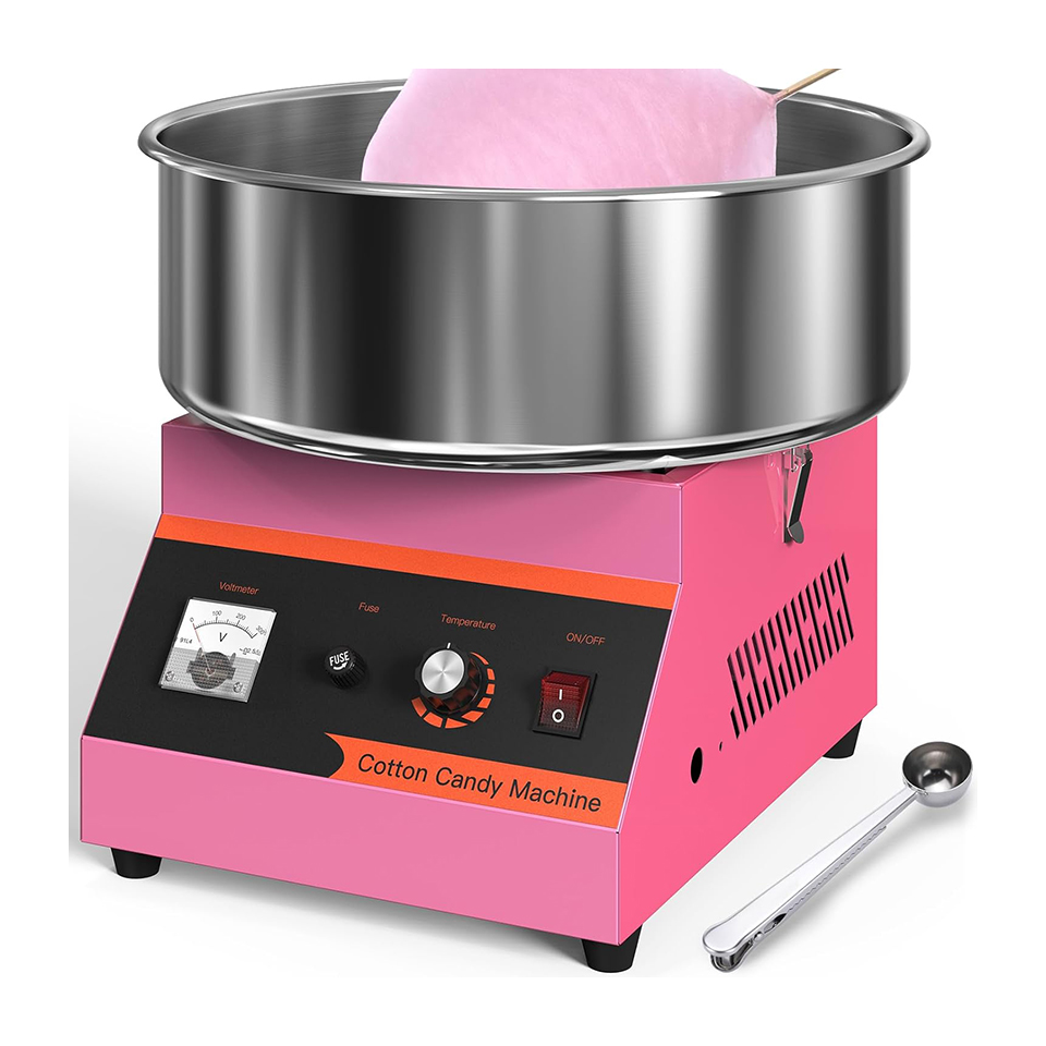 Candy Floss Machine - MHT2 Elektrische Suikergoedmachine 1000W Commerciële Retro