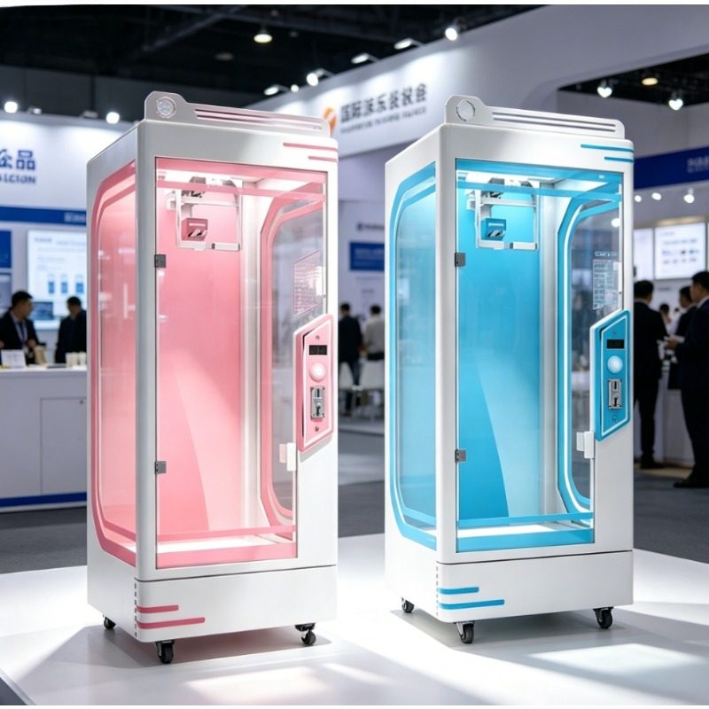 Arcade Prize Vending Machine - Op maat gemaakte muntbediende roze date-cut