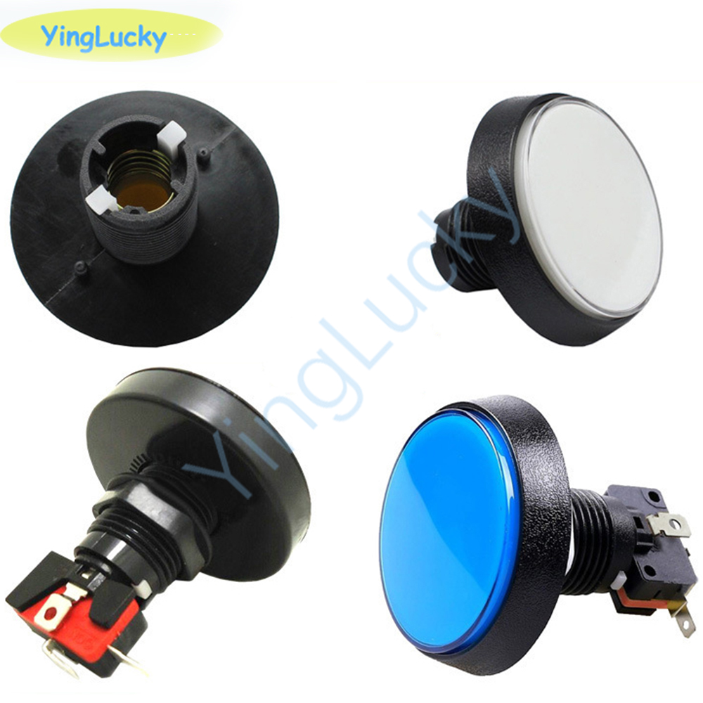 Arcade Game Coin - 10 Stuks Arcade Knop 60Mm Led