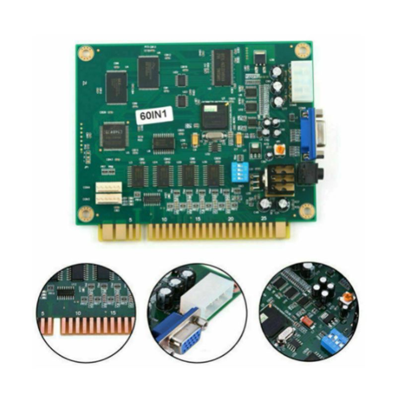X64A-4X 60-in-1 Multicade PCB- - Usb Game Board Jamma recensie en prijs