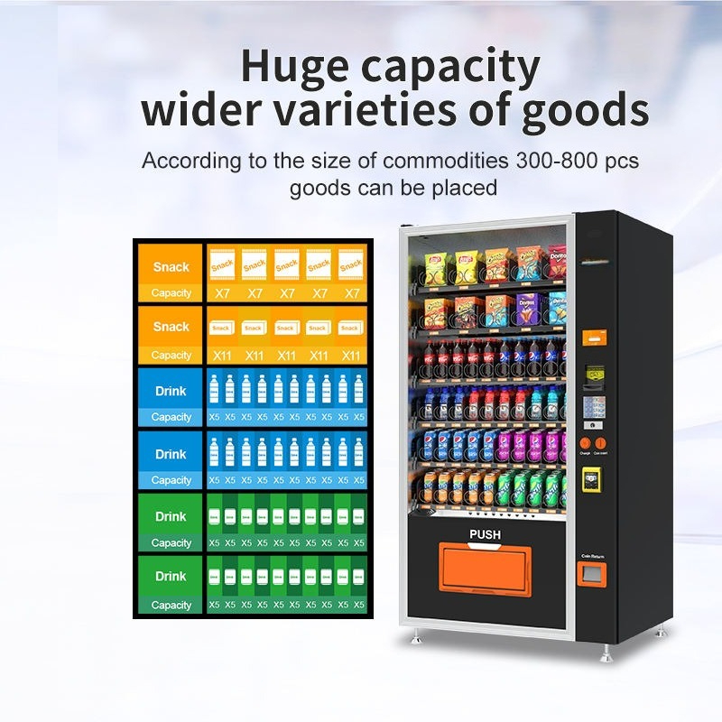 Drankjes en snacks touchscreen - Commercial Vending Machine recensie en prijs