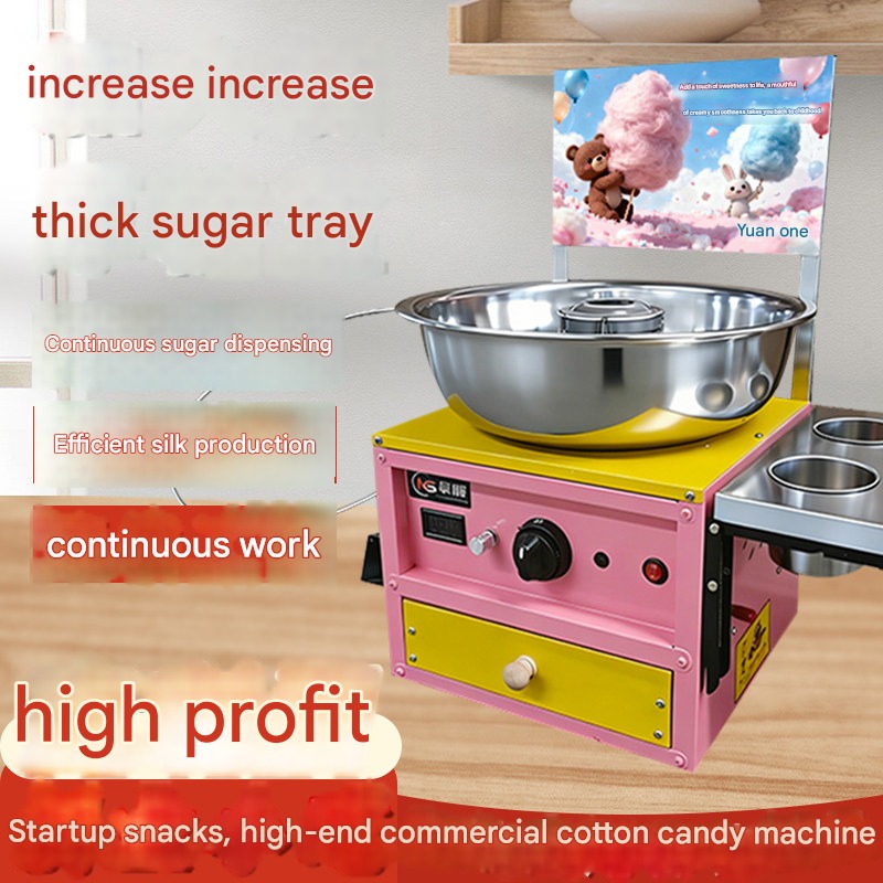 Hoge snelheid suikerspinmachin - Candy Floss Machine recensie en prijs