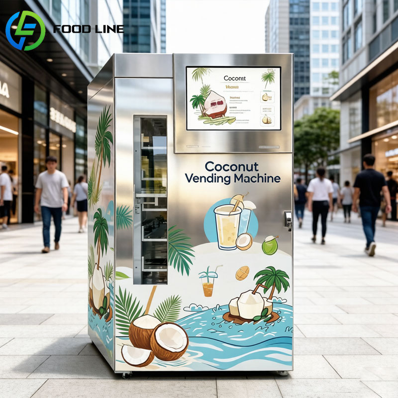 Automatische kokosnootschaafma - Open Vending Machine recensie en prijs