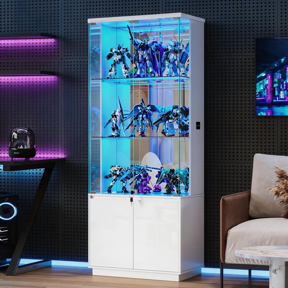 71 Vitrinekast met glazen deur - Glass Cabinet Display recensie en prijs