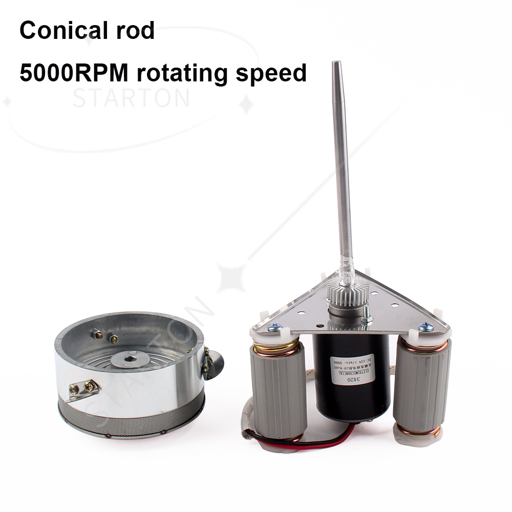 Een set suikerketels met motor - Candy Floss Machine recensie en prijs