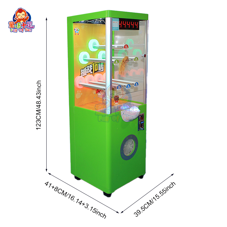 Muntbediende tien seconden cha - Arcade Prize Vending Machine recensie en prijs