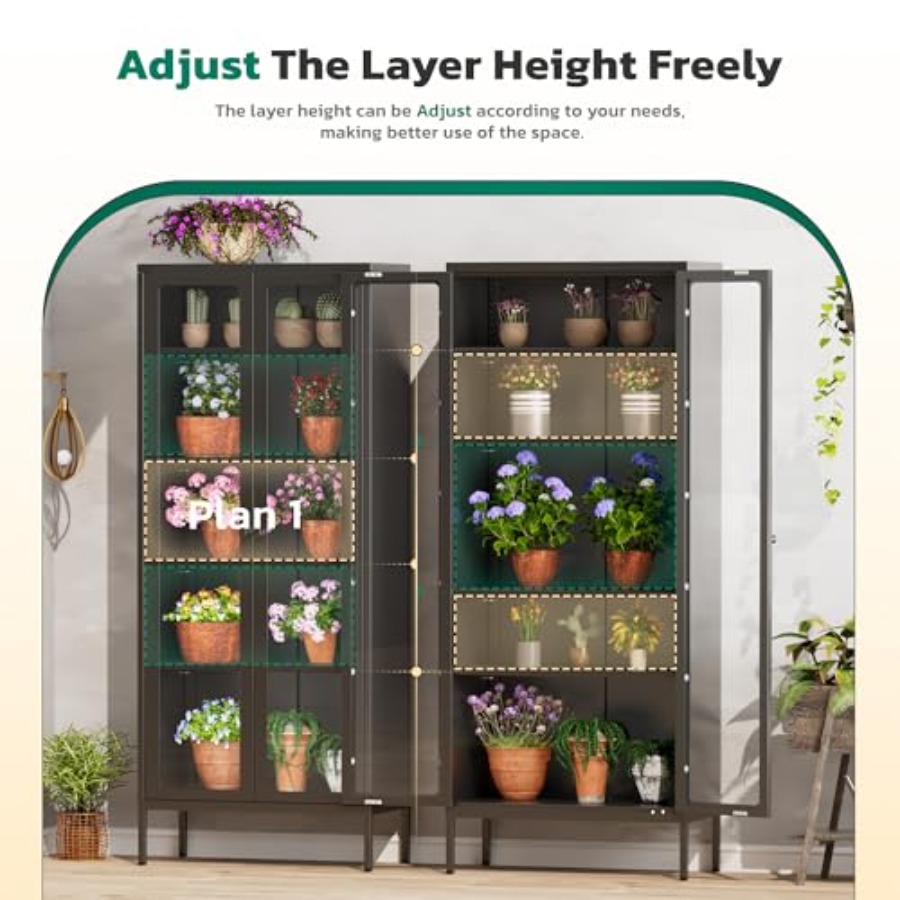 67 Metalen displaykast met gla - Glass Cabinet Display recensie en prijs